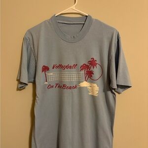 Vintage volleyball on the beach t-shirt | 80s/90s beach sports tee men’s medium